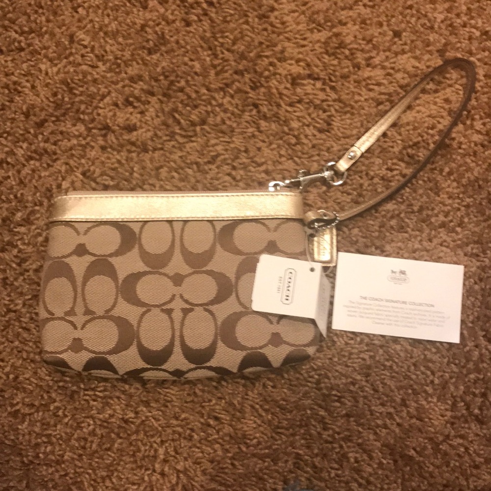 Brand new coach wristlet